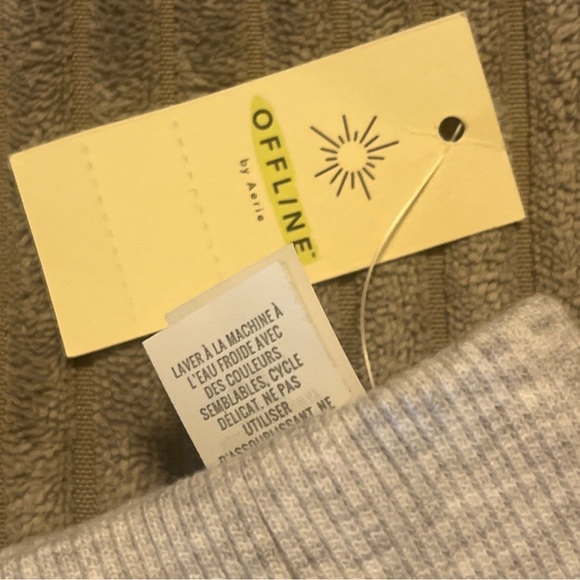 Offline By Aerie Cloud Fleece Bubble Skort Size Small NWT Gray Size XL - Picture 10 of 11